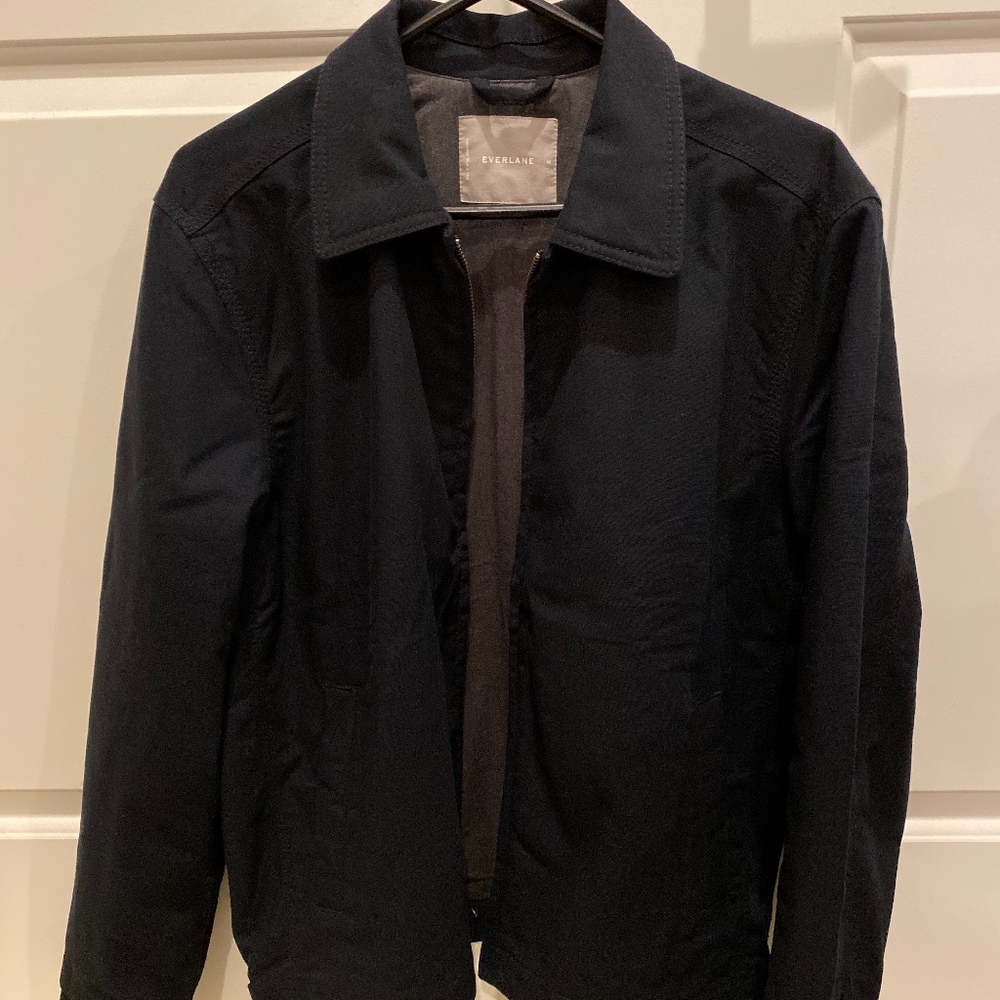 Everlane Filled Canvas Jacket Black